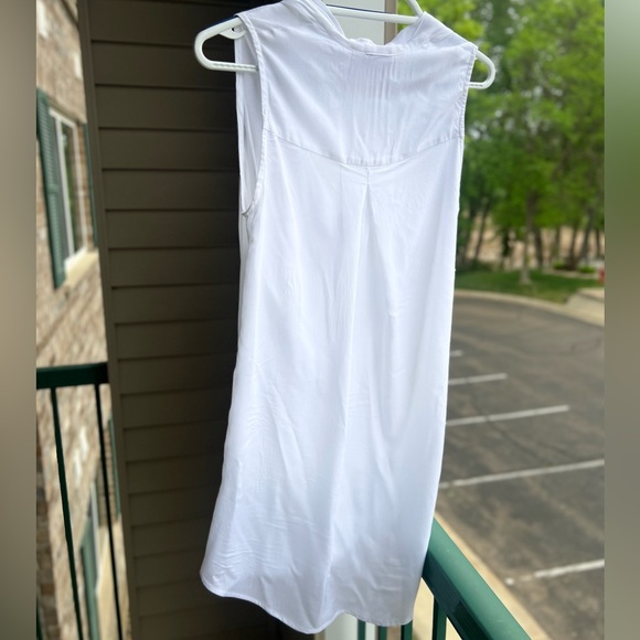 🆕 MLM White Drape Front Maternity & Nursing Blouse Size XS - Picture 6 of 10